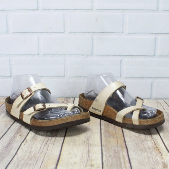 BIRKENSTOCK Mayari Toe Hug Slip-on Sandals Size 7 - Picture 2 of 9